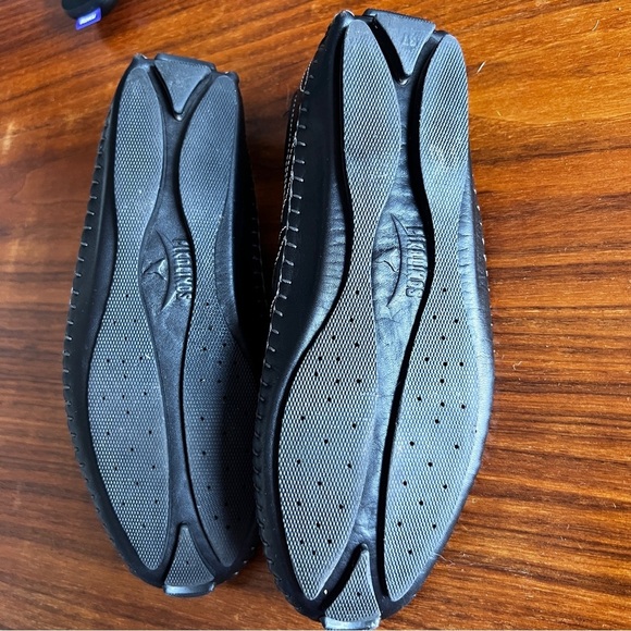 Pikolinos womens jerez black leather moccasins loafers shoes sz 37 - Picture 6 of 10